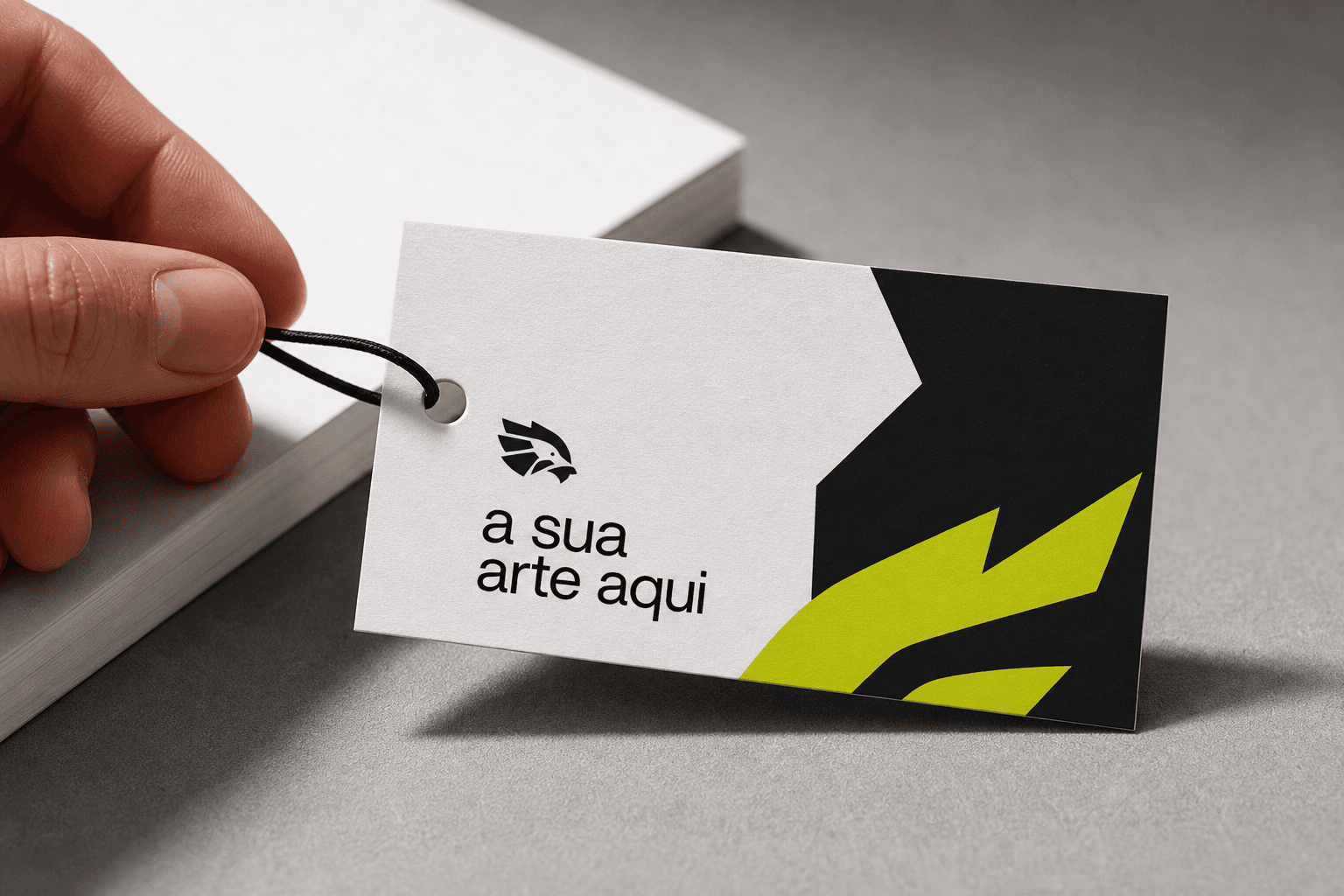 Tag com Furo 9x5cm