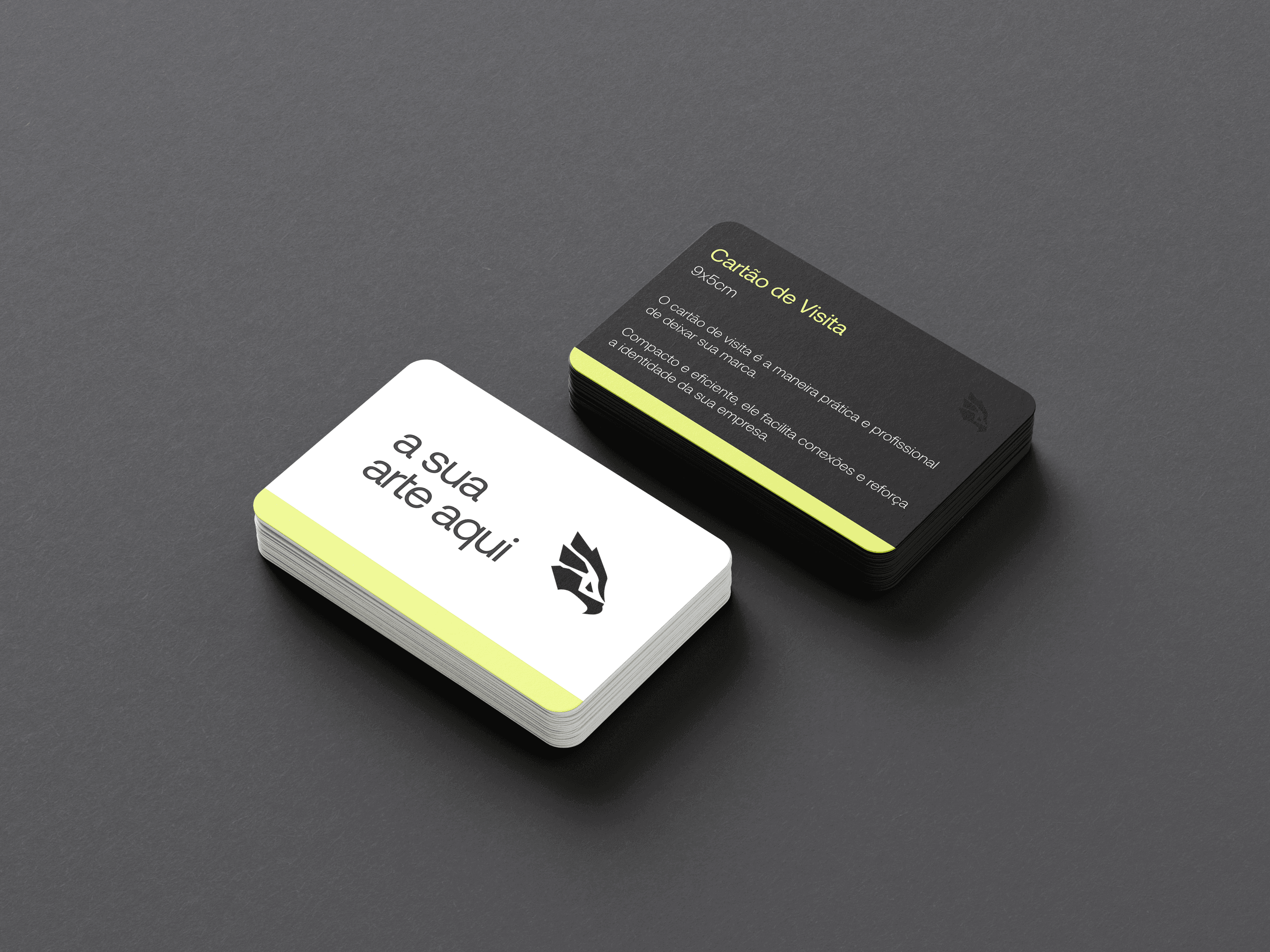 Cartão com Cantos Arredondados