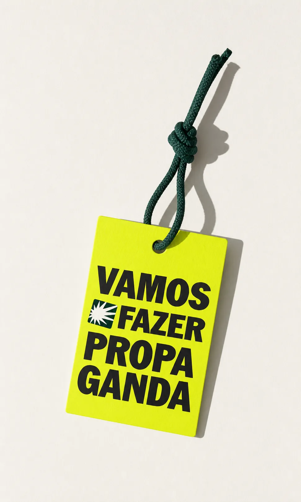 Tag com Furo 9x5cm